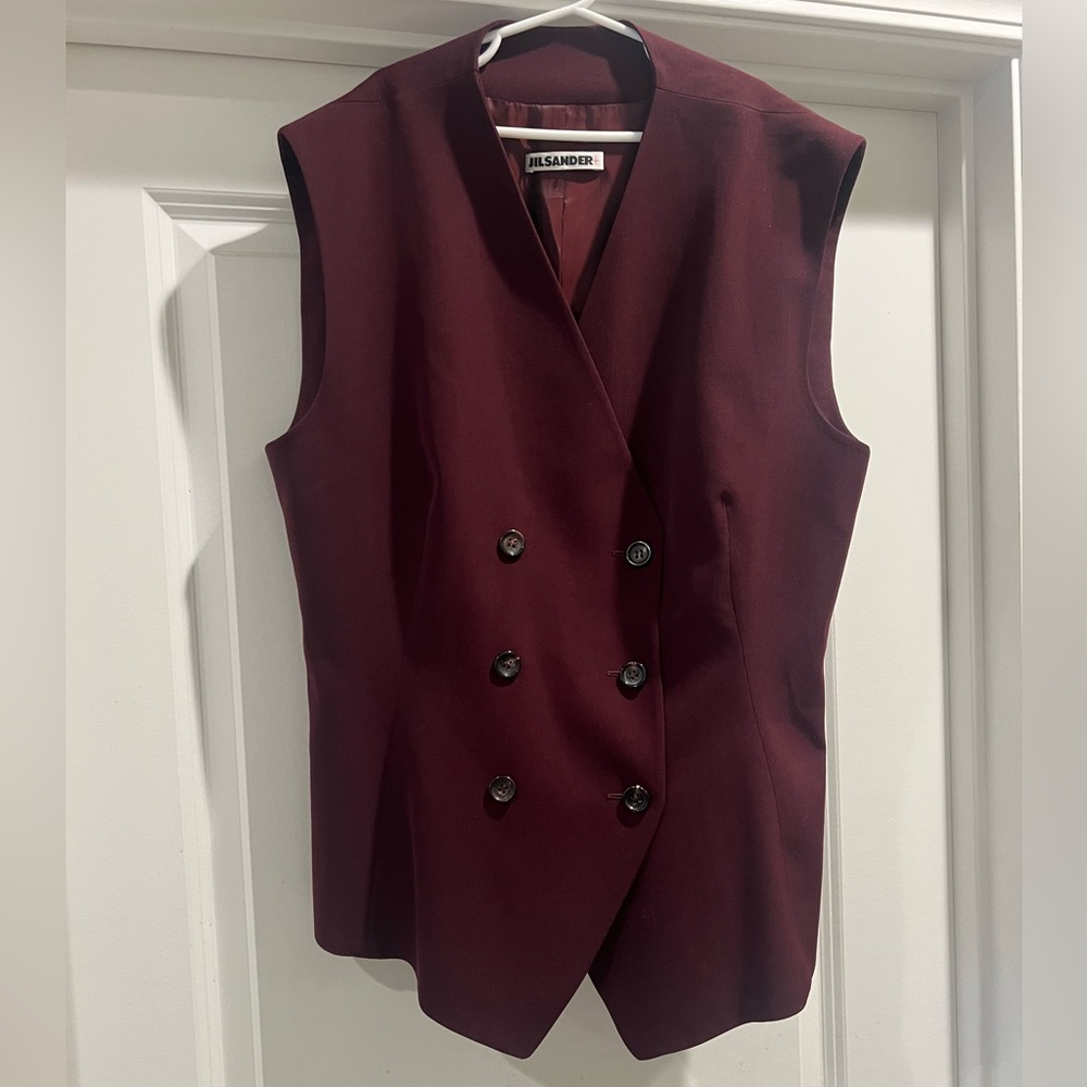 Jil Sander Button Down Vest